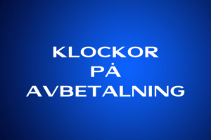 Klockor på avbetalning
