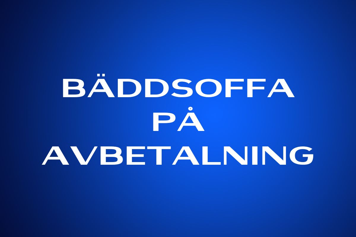 Bäddsoffa på avbetalning