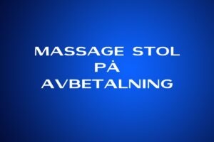 Massage stol på avbetalning