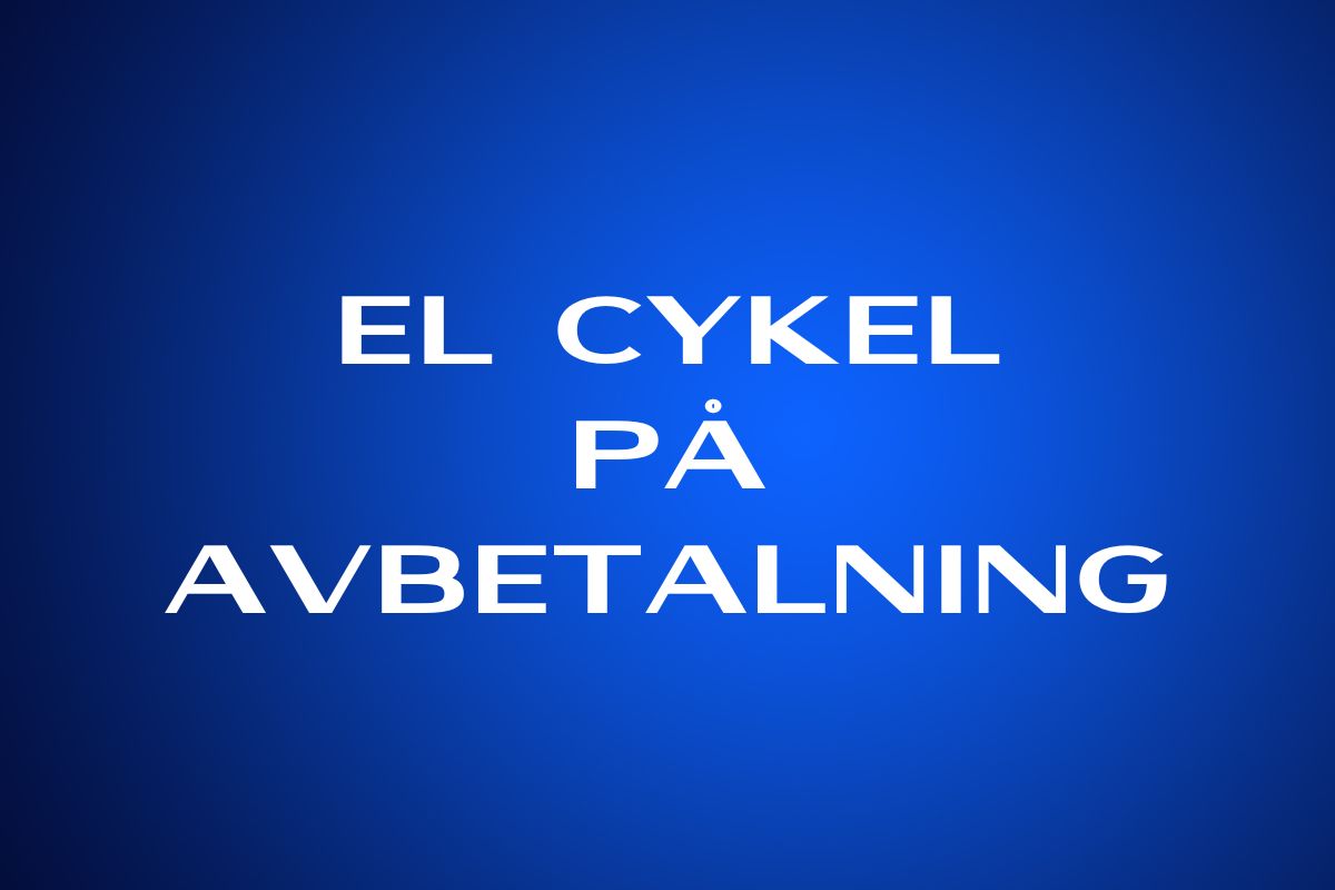 El cykel på avbetalning