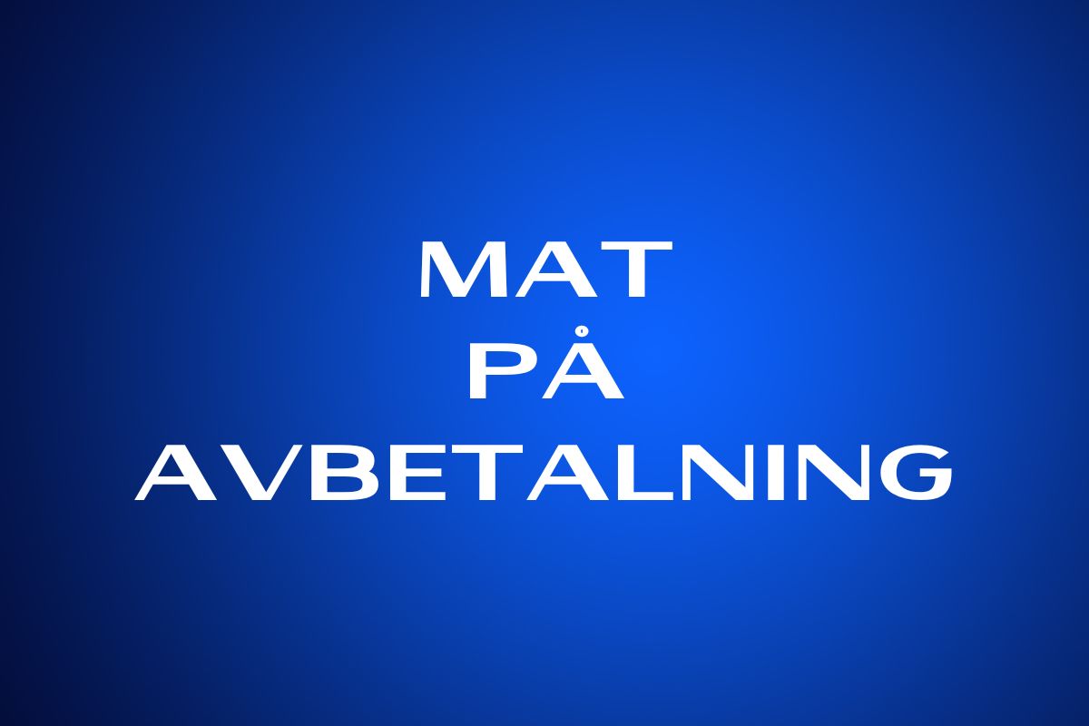 Mat på avbetalning