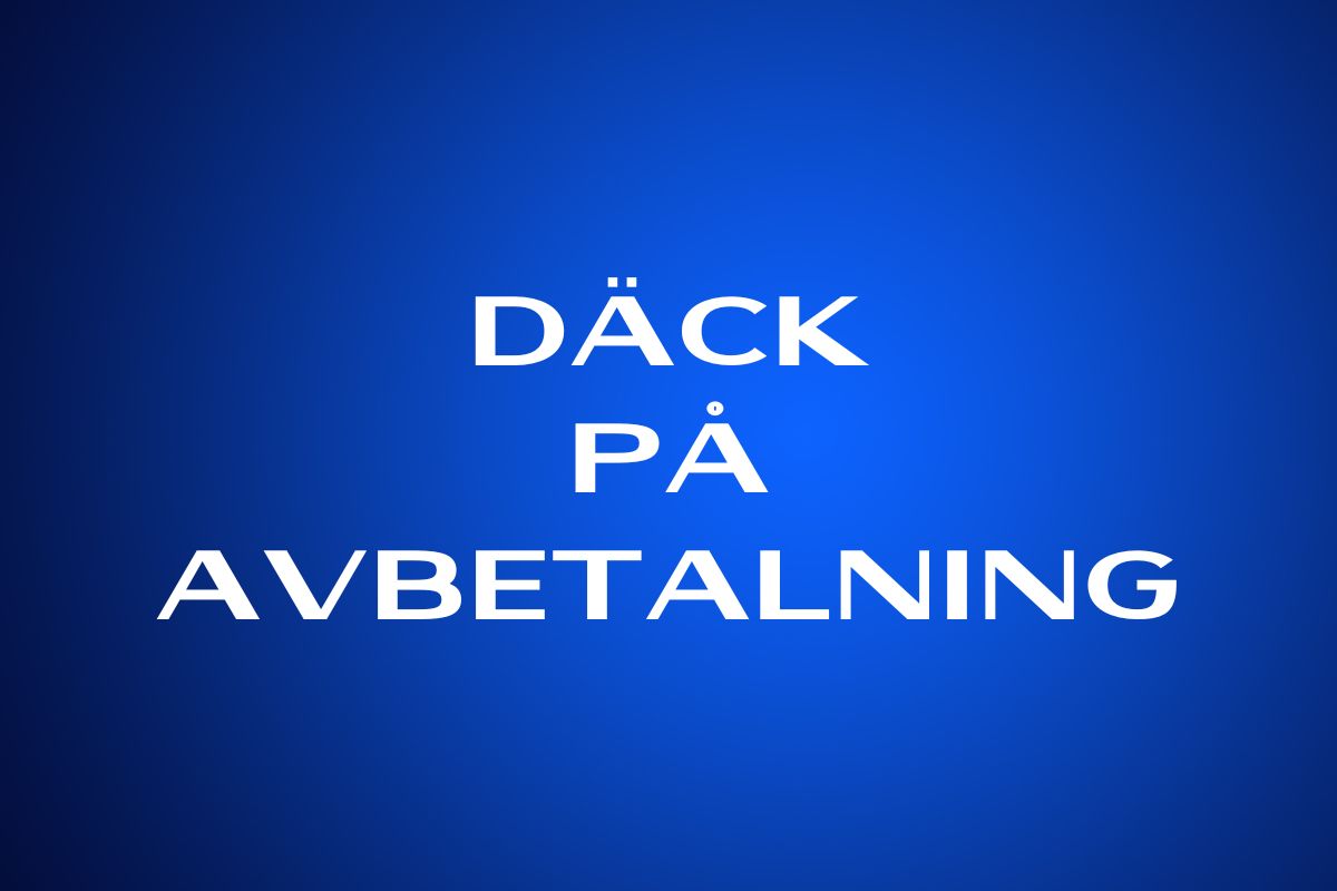 däck på avbetalning