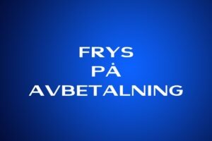Frys på avbetalning